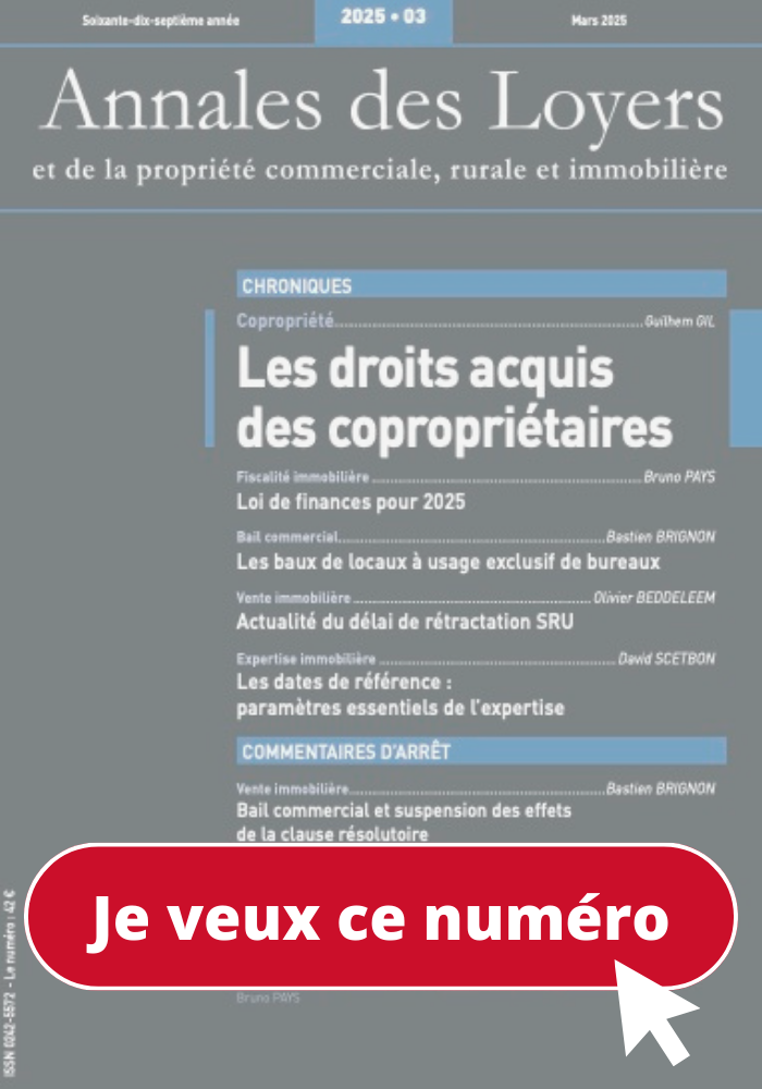 annales des loyers mars 2025