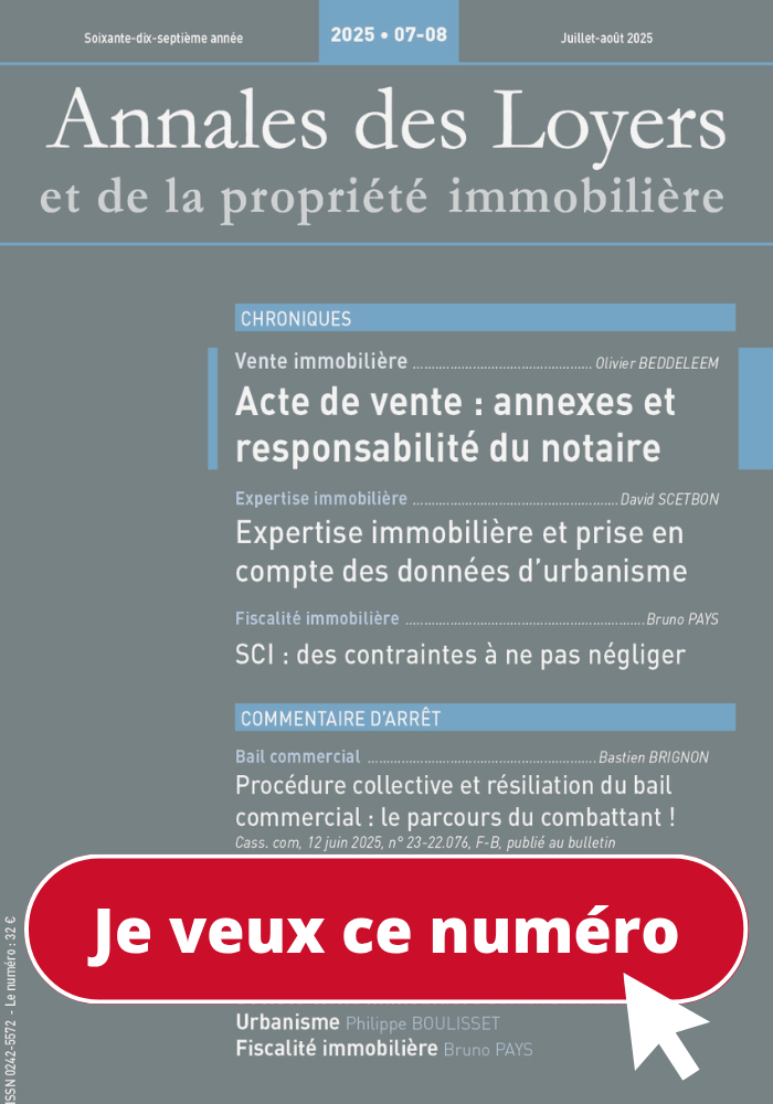 Une ADL Juillet-Août 2025