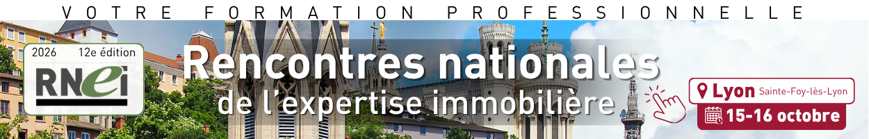 Rencontres nationales de l'expertise immobilière 2026
