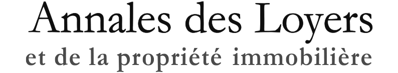 Annales des loyers